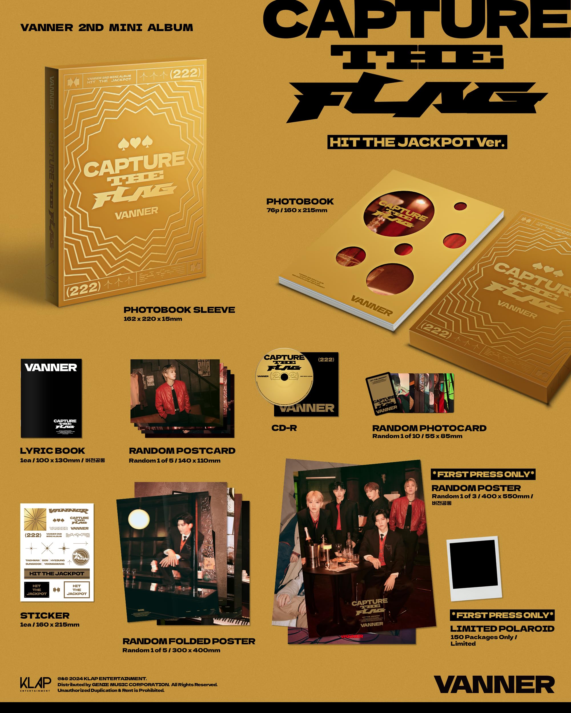 Amazon.co.jp: VANNER CAPTURE THE FLAG KPOP Album (韓国アルバム